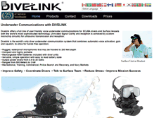 Tablet Screenshot of divelink.net